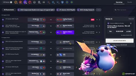 League Of Legends Odds .